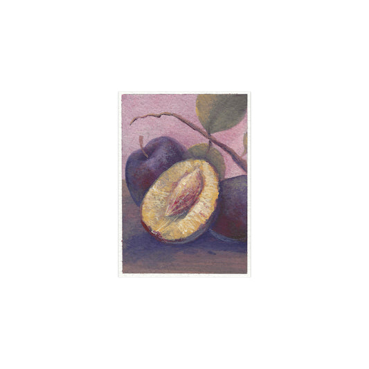 ACEO - ORIGINAL - "Breakfast Plum"