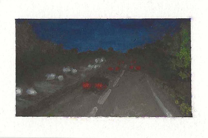 ORIGINAL ART - "Night Drive"