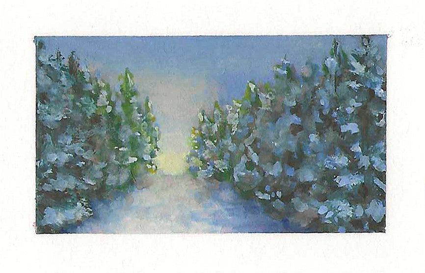 ORIGINAL ART - "Tree Farm"