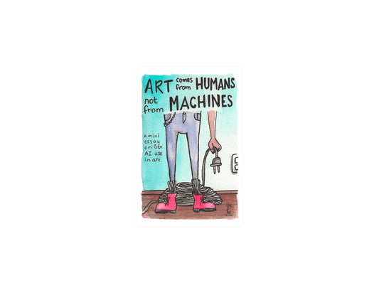 Art Comes from Humans Not from Machines